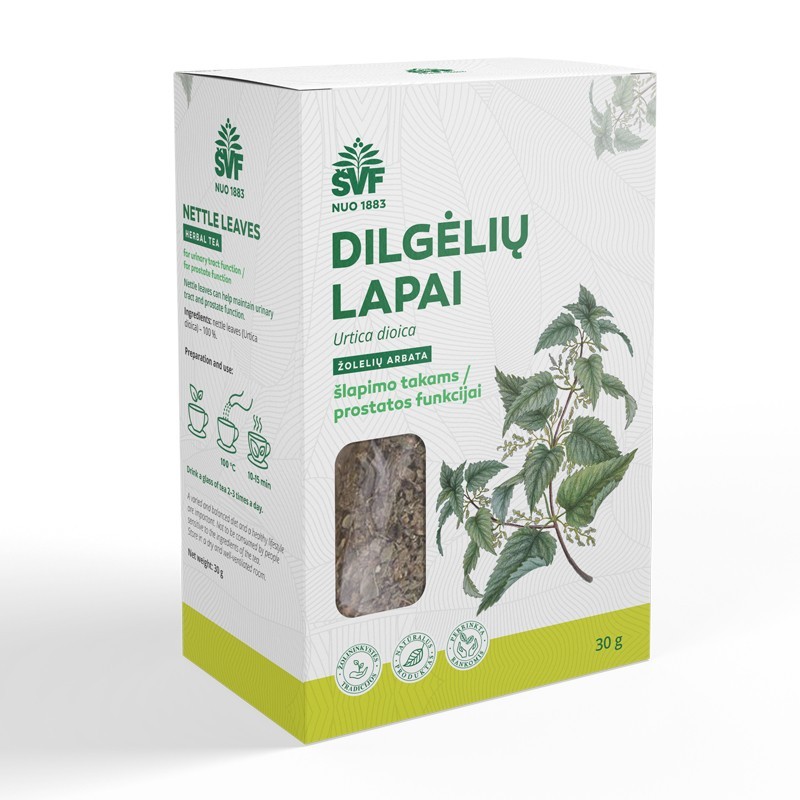 Žolelių arbata dilgėlių lapai ŠVF, 30 g