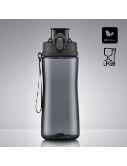 Gertuvė COLORISSIMO TRITAN, plastikinė 550ml, pilkos spalvos