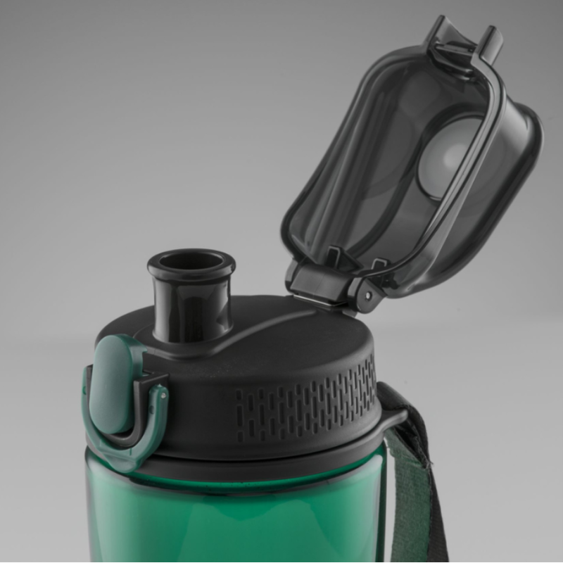 Gertuvė COLORISSIMO TRITAN, plastikinė 550ml, žalios spalvos