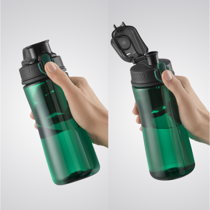 Gertuvė COLORISSIMO TRITAN, plastikinė 550ml, žalios spalvos