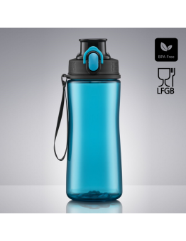 Gertuvė COLORISSIMO TRITAN, plastikinė 550ml, turkio spalvos