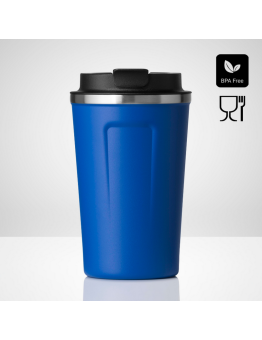 Termo puodelis NORDIC 350ml, mėlynos sp.