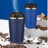 Termo puodelis NORDIC 350ml, mėlynos sp.