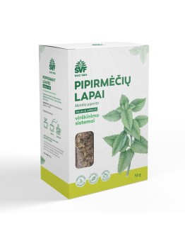 Peppermint leaves, herbal tea for the digestive system, Švenčionių vaistažolės, 50 g