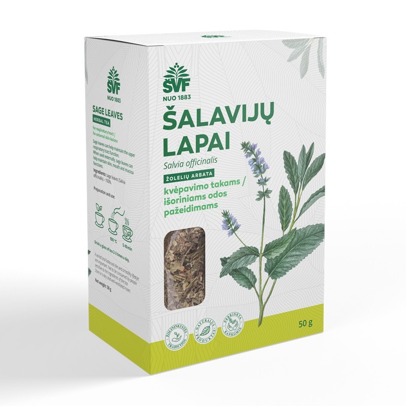 Žolelių arbata Šalavijų lapai, Švenčionių vaistažolės – Onelife.lt