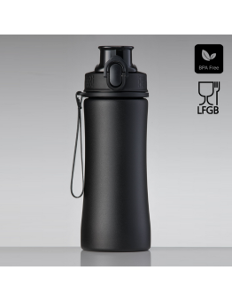 Gertuvė COLORISSIMO PRIMO, metalinė 550ml, juodos spalvos