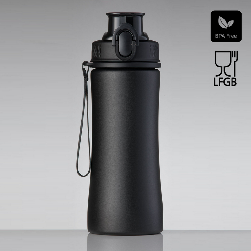 Gertuvė COLORISSIMO PRIMO, metalinė 550ml, juodos spalvos
