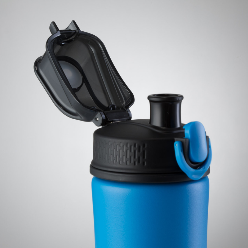 Gertuvė COLORISSIMO PRIMO, metalinė 550ml, t. mėlynos spalvos