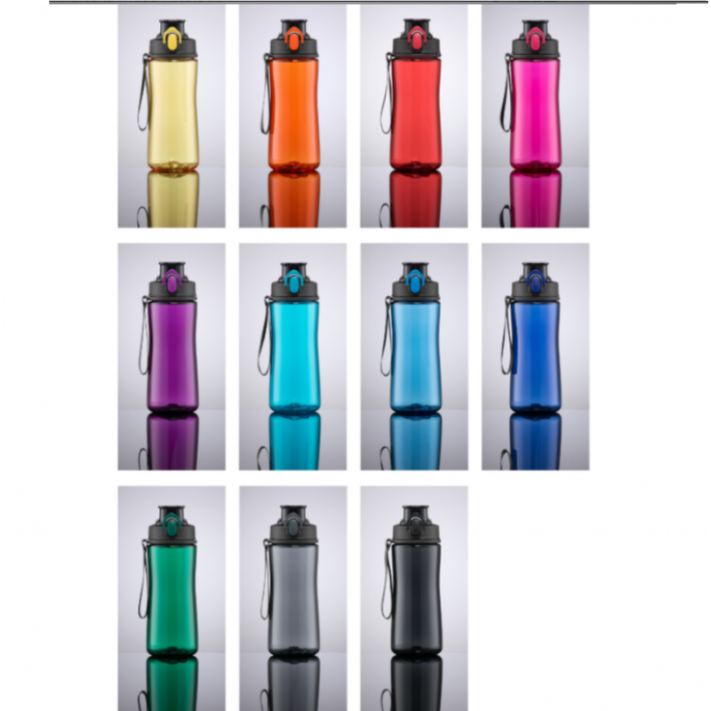 Gertuvė COLORISSIMO TRITAN, plastikinė 550ml, raudonos spalvos
