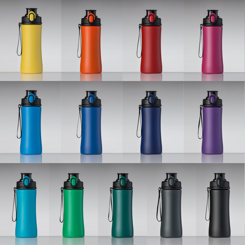 Gertuvė COLORISSIMO PRIMO, metalinė 550ml, juodos spalvos