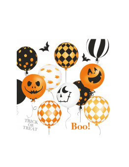 Popierinės stalo servetėlės 20vnt. DAISY HALLOWEEN 33x33cm,