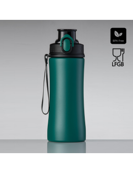 Gertuvė COLORISSIMO PRIMO, metalinė 550ml, žalios spalvos