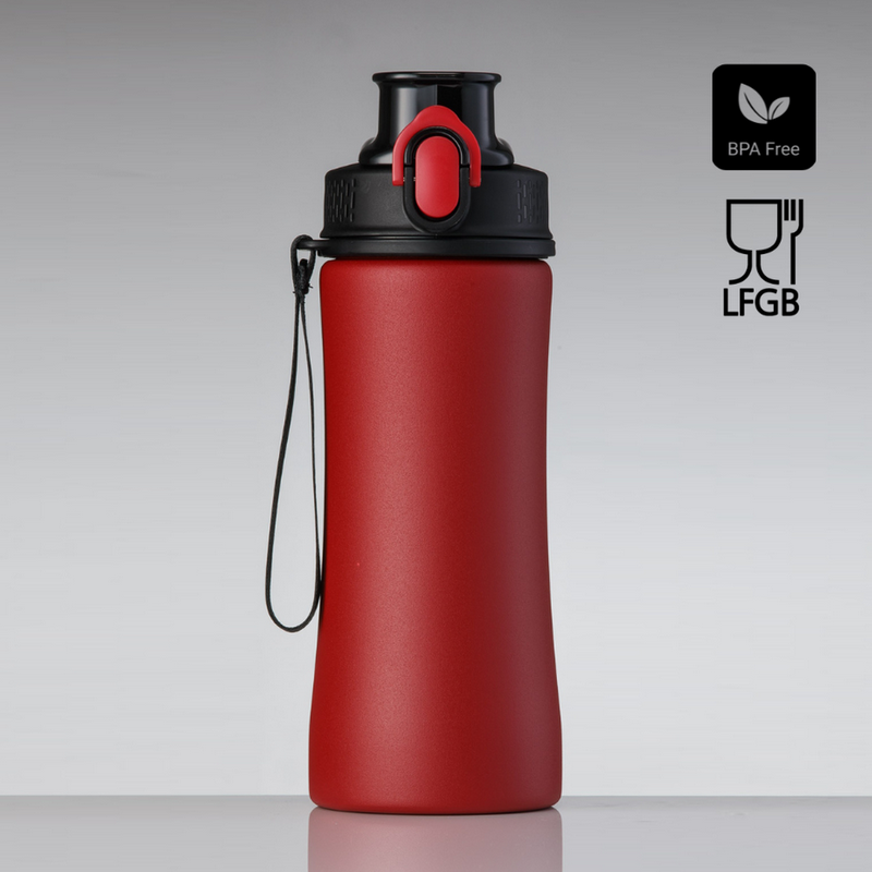 Gertuvė COLORISSIMO PRIMO, metalinė 550ml, raudonos spalvos