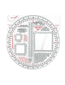 Matlankis karinis RM Military Protractor Round