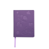 Užrašų knygutė STITCH B6 80l. langeliais, violetinė sp.